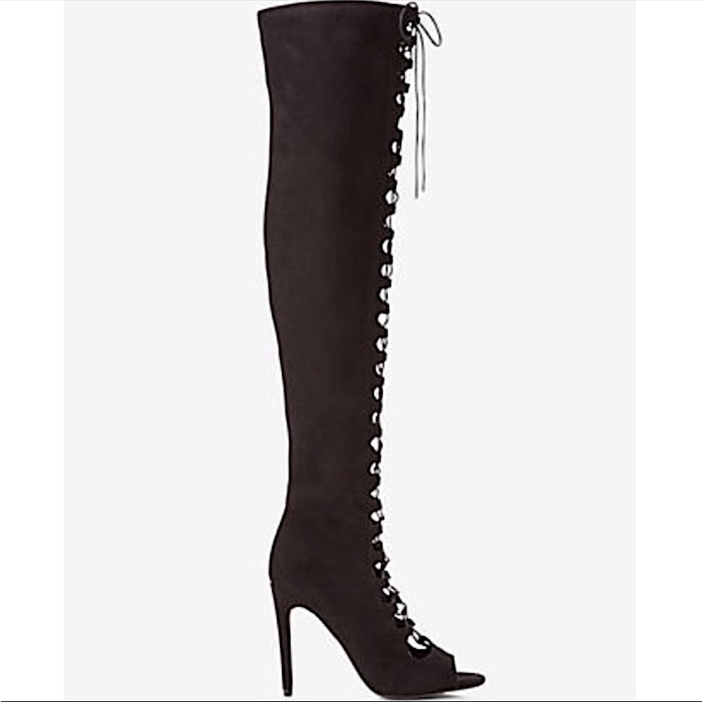Over The Knee Lace-up Express Boots